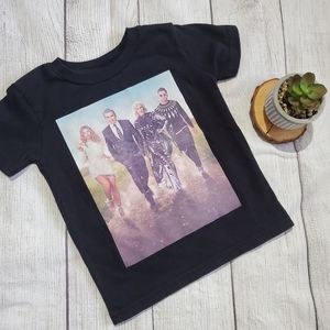 Schitt's Creek 2T Black Shirt Tee Top  Toddler Short Sleeve